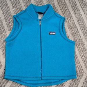 Patagonia Vibrant Blue Sleeveless Fleece